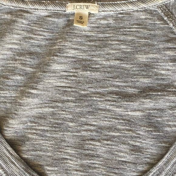 J Crew dress drawstring tie waist long sleeve gray Small - Picture 15 of 16